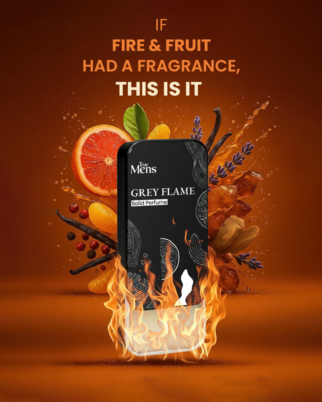 Grey Flame Solid Perfume